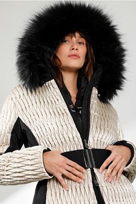Превью Горнолыжная одежда со скидкой Куртка горнолыжная POIVRE BLANC W22-0804-WO/G Glow Nacre White